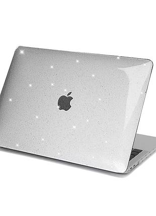 Чохол-накладка neo для macbook 13 дюймів прозорий із захистом від ударів clear.
