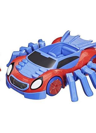 Ігровий набір hasbro спайді та його дивовижні друзі транспорт людини-павука (f1460)