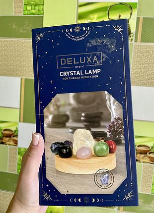Кришталева лампа deluxa mystic для медитації та гармонізації чакр ✨