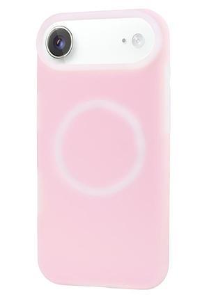 Чохол силіконовий з magsafe для iphone 17 air захисний легкий рожевий light pink