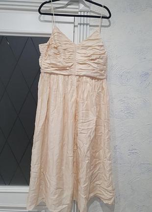 Красивое платье из шелка h&amp;m