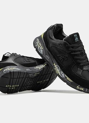 Чоловічі кросівки premiata mase black 40-41-42-43-44-45