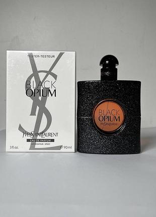 Парфюмированная вода yves saint laurent black opium, 90ml тестер