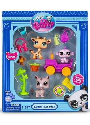 Набор фигурок littlest pet shop сафари с аксессуарами (00524)