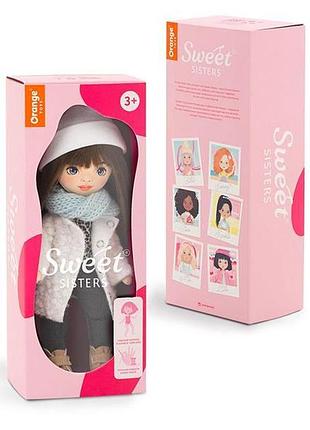 Лялька orange sweet sisters софі в білому хутряному пальто (ss03-09)