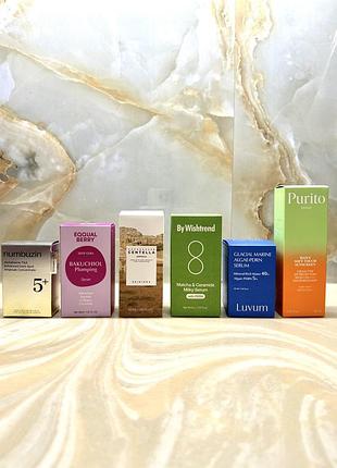 Сироватка numbuzin, skin1004 , by wishtrend,  luvum , eqqualberry, spf purito
