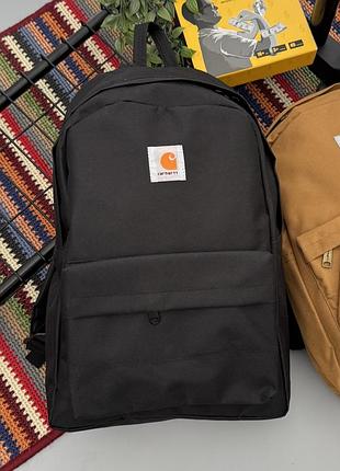Carhartt рюкзак / рюкзаки шкільні / кархарт / кархартт / рюкзак чоловічий / рюкзак підлітковий черный