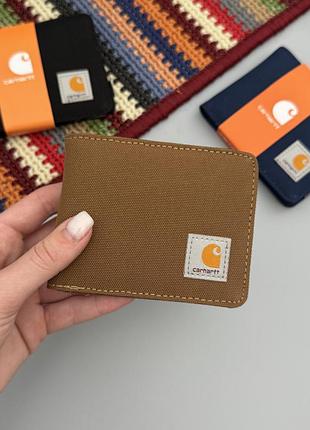 Carhartt гаманець чоловічий / гаманець жіночий / гаманець / кархарт / кархартт / клатч / портмоне коричневий