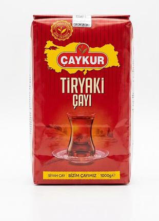 Турецький чорний чай çaykur tiryaki 1000 грамів туреччина оригінал