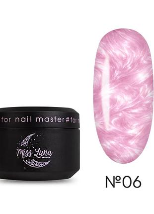 Гель для ногтей pearl gel 06 miss luna premium (розовый), 15ml