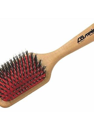 Щітка comair natural wooden brush з натуральною щетиною 9-рядна