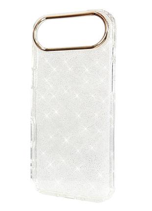 Чехол прозрачный sparkle case для iphone 17 air защитный с максимальной защитой clear