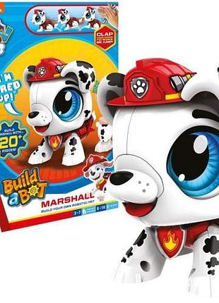 Інтерактивна іграшка build a bot paw patrol склади маршалла зі звуками на англ. 20 деталей (928554.006)