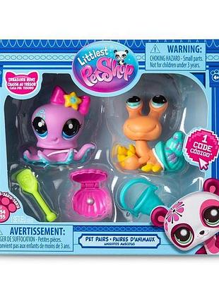 Набор фигурок littlest pet shop охота на сокровища с аксессуарами (00627)