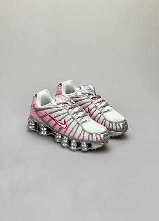 Жіночі кросівки nike shox tl pink metallic