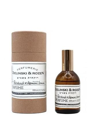 Духи унисекс zielinski & rozen patchouli & jasmine, lemon, 100мл