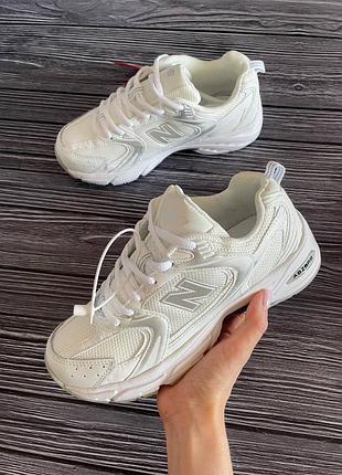 Уцінка білі кросівки new balance 530 white