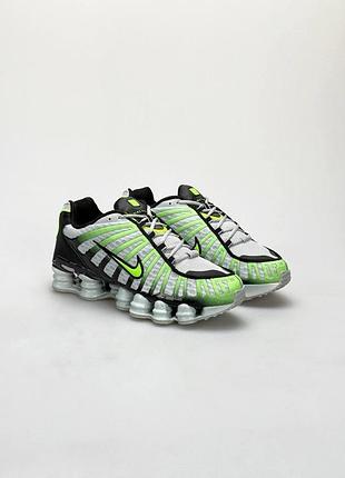 Nike shox tl grey black neon