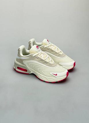 Жіночі кросівки nike air max fire white beige pink