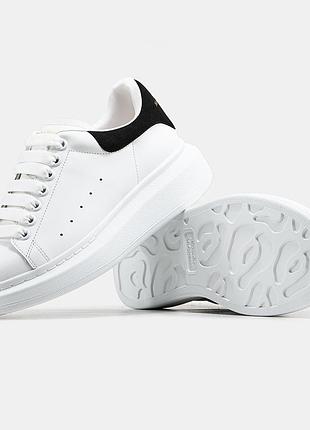 Жіночі кросівки alexander mcqueen white black 36-37-38-39-40