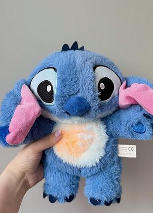 М'яка іграшка нічник стіч stitch з музикою
