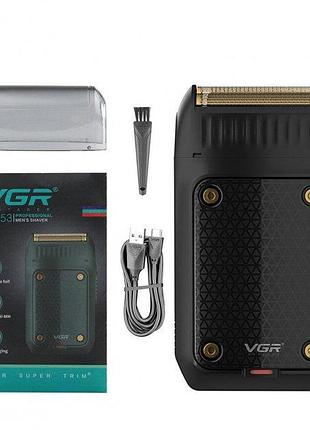 Электробритва шейвер vgr v-353 waterproof black