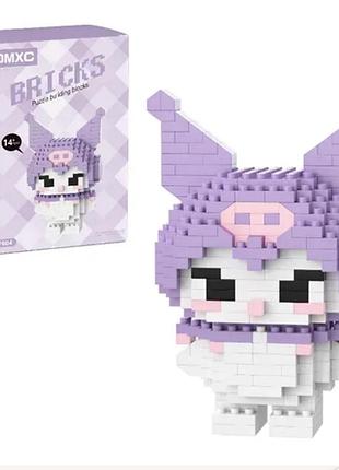 Конструктор bricks мультгерои куроми сиреневая 150 деталей