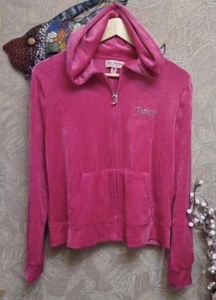 Верх від піжами juicy couture women's sleep and lounge velvet fleece dolphin shorts рожевий розмір l
