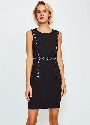 Новое платье karen millen прямого кроя с деталями люверсов