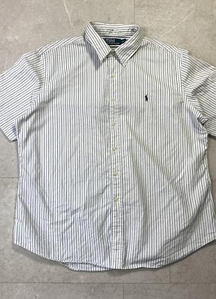 Сорочка літня з коротким рукавом vintage polo ralph lauren shirt