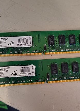 Модуль пам'яті amd ddr2 4gb (2 x 2gb) 800 mhz (r322g805u2s-ug)