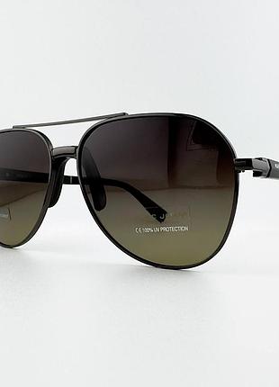 Мужские солнцезащитные очки авиаторы marc john mj0832 col.15-g15 polarized с поляризацией антиблочные