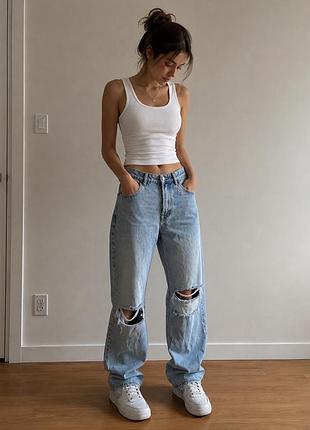 💙джинси stradivarius wide leg💙