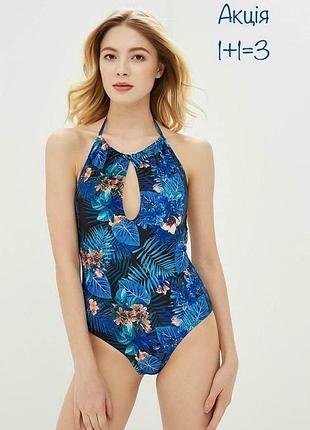 Суцільний купальник dorothy perkins великого розміру у квітковий принт