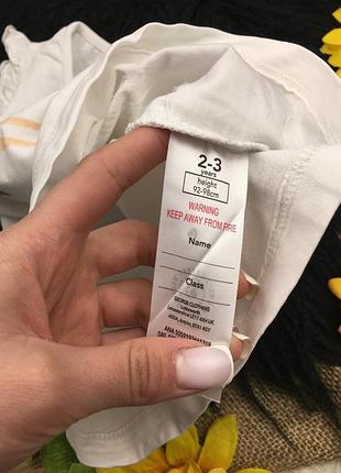 Біла маєчка на 2-3 роки 3