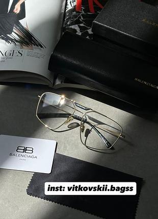 Сонцезахисні окуляри clear/gold bb0246s 003🔥