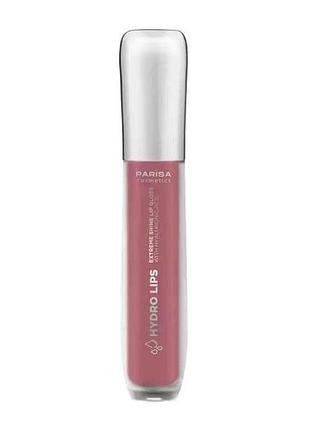 Блиск для губ hydro shinewith hyaluronic acid phl-06 № 02 blush pink тм parisa