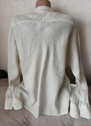 Рубашка, лен, massimo dutti 3