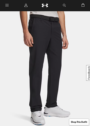 Брюки under armour, size w31-32l34, полупояс 40-42 бедра 58 длина 111 ширина штанины 21, состояние идеальное