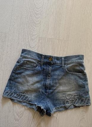 Джинсові шорти elisabetta franchi розмір 27 це xs s