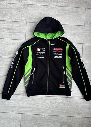 Детская кофта соп худи кофесаки quattro plant kawasaki team 11 лет оригинал