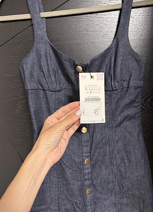 Продам нову джинсову сукню zara, розмір s, бірка є