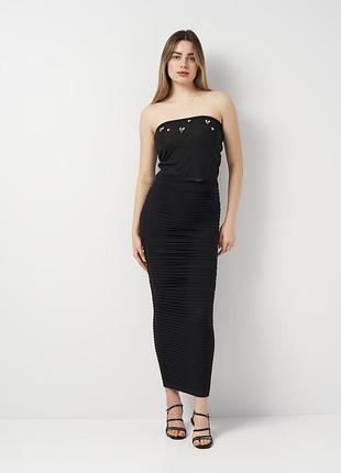 Елегантна міді спідниця zara на розмір м-л 🔥🔥🔥