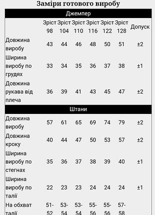 Пижама для девочек тепла 104см 2