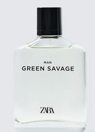 Чоловічі zara green savage 90 ml нові з набору без упакування