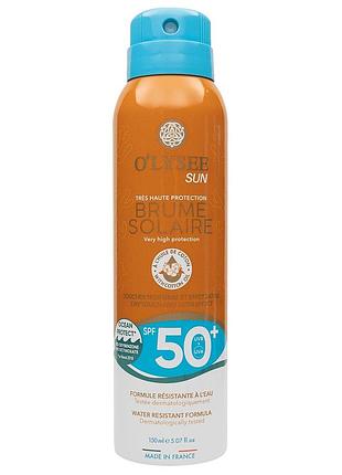 Ароматизований сонцезахисний спрей spf50+ o'lysee very high protection sun mist spf 50+, 150 мл