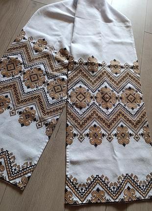 Полотенце старинное вышитое