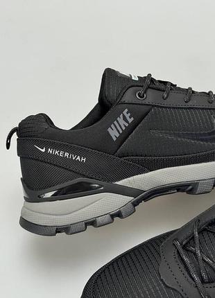 Nike rivah black grey 8