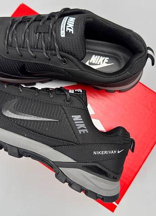 Nike rivah black grey 6