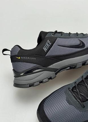 Nike rivah grey black 8